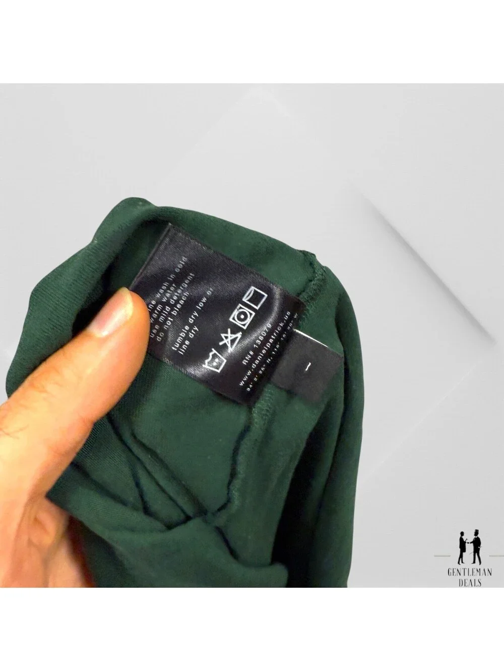 Daniel Patrick Embroidered Green  T Shirt Mens L Los Angeles Mountain Green